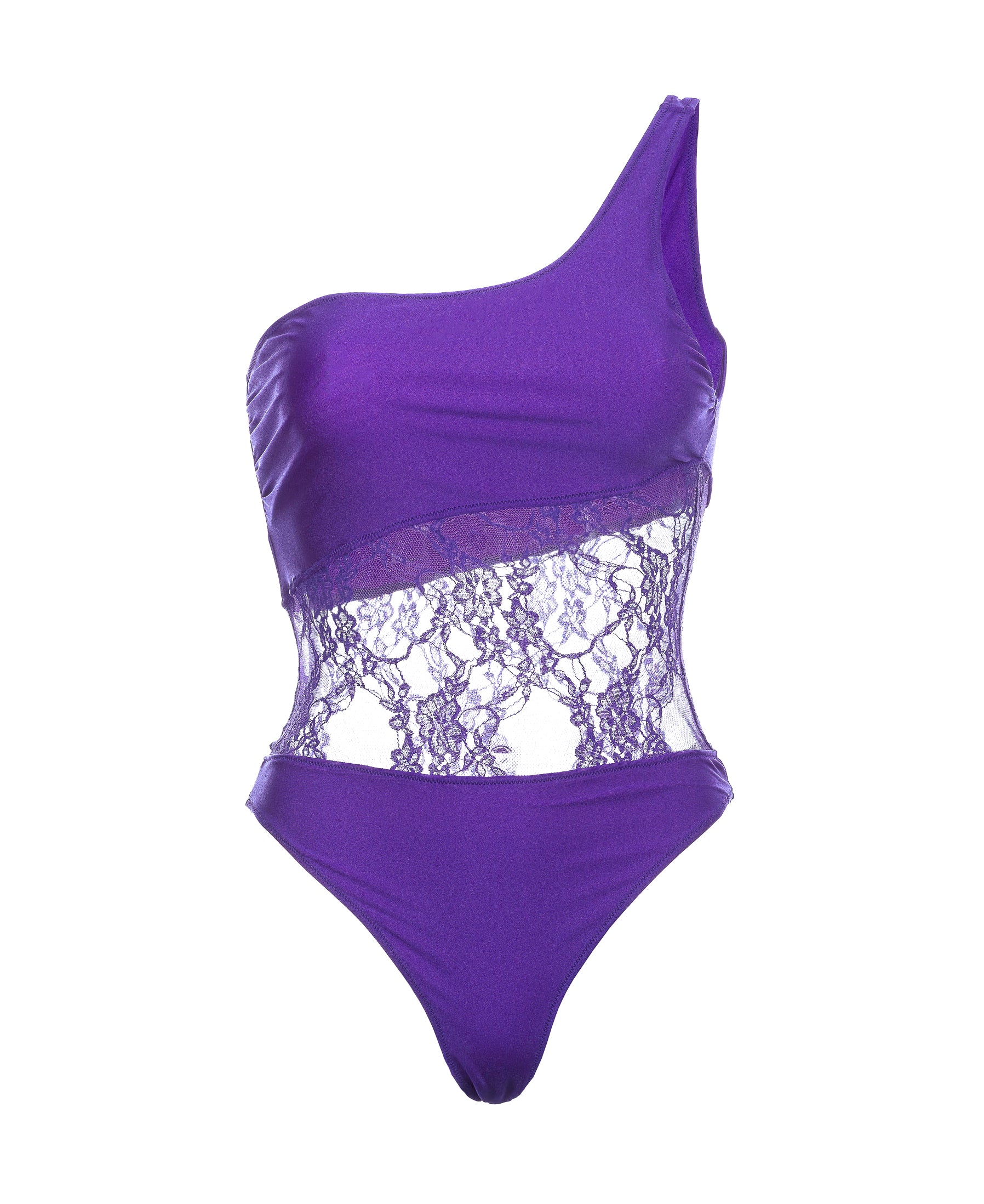 THE TOÉ Violier Lace Swimwear Buy Purple Lace Bikini Set, Two